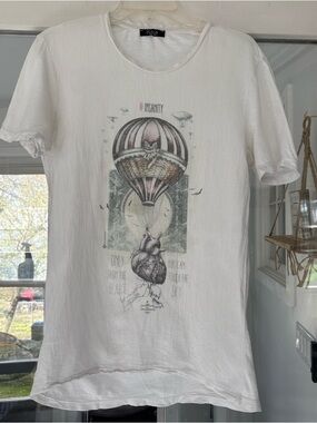 Focus White Short Sleeve Graphic Tee